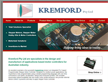 Tablet Screenshot of kremford.com.au